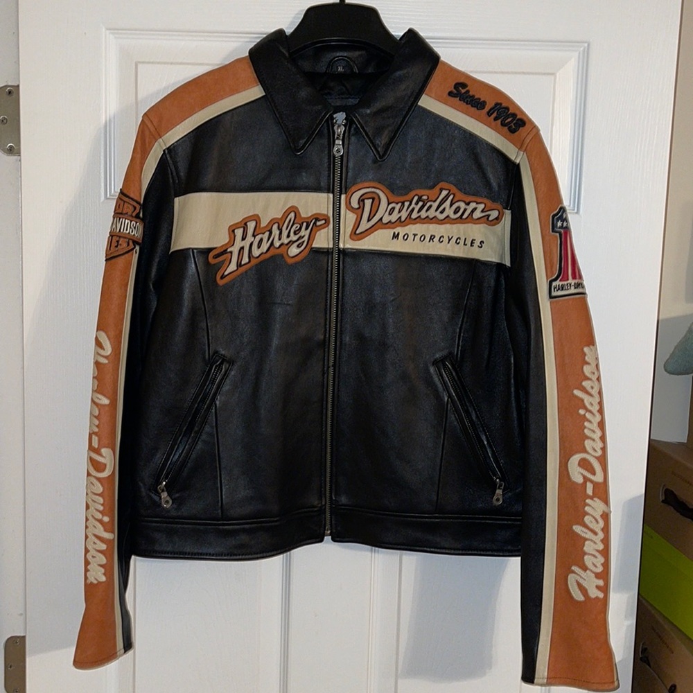 Harley Davidson Leather Jacket Size XL